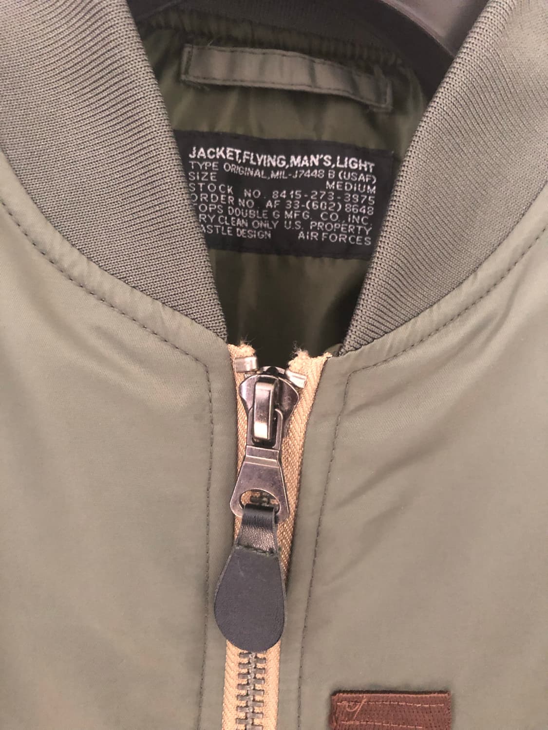 Ma-1 항공점퍼 팝니다 상품이미지5