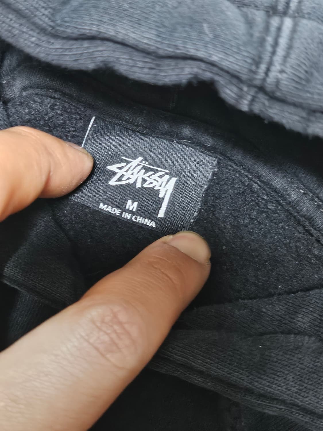 스투시 카피라이트 스톡 아플리케 후디 후드티 상품이미지3