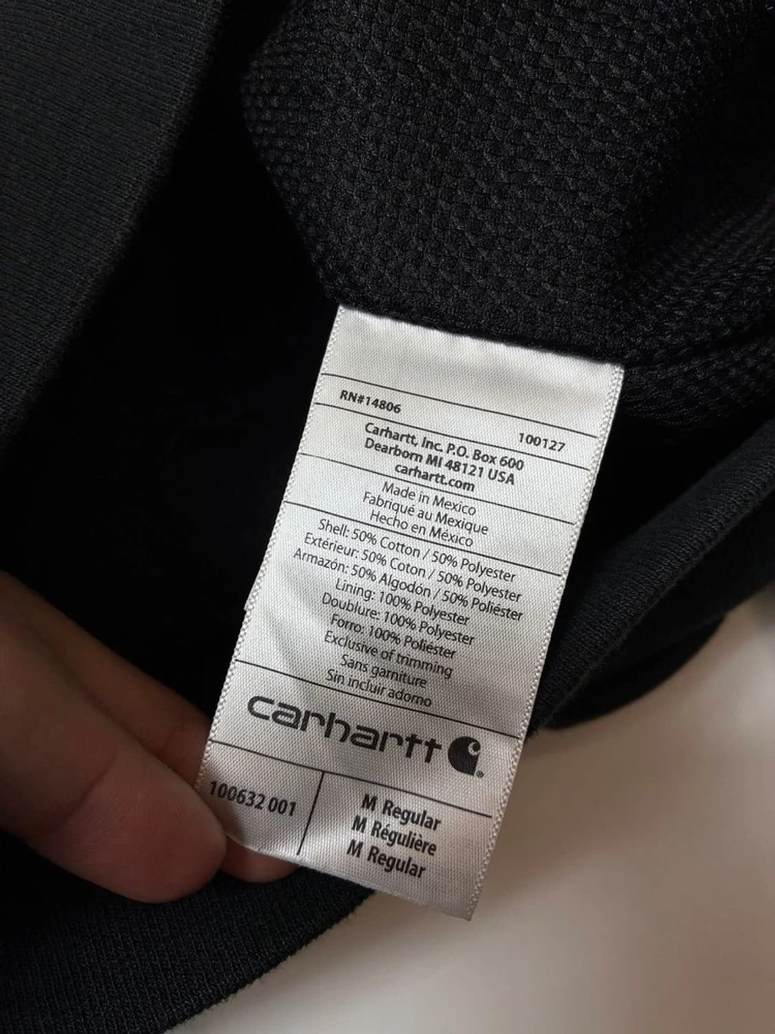 칼하트 레인디펜더 워크웨어 써멀 후드집업 PN8171 상품이미지8