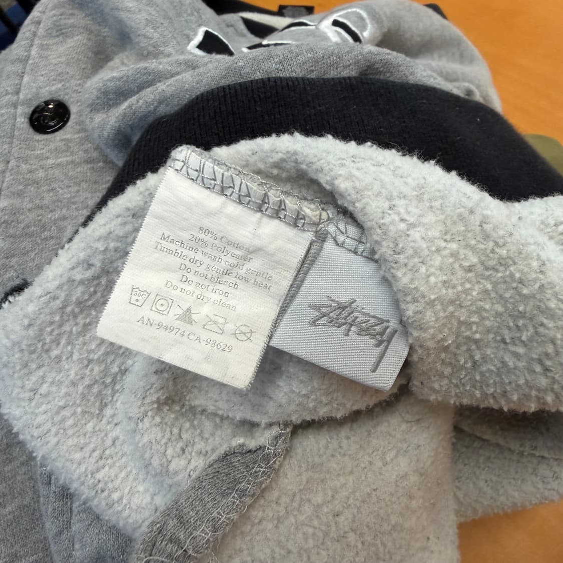 00s 올드 스투시 스타디움 자켓 상품이미지9