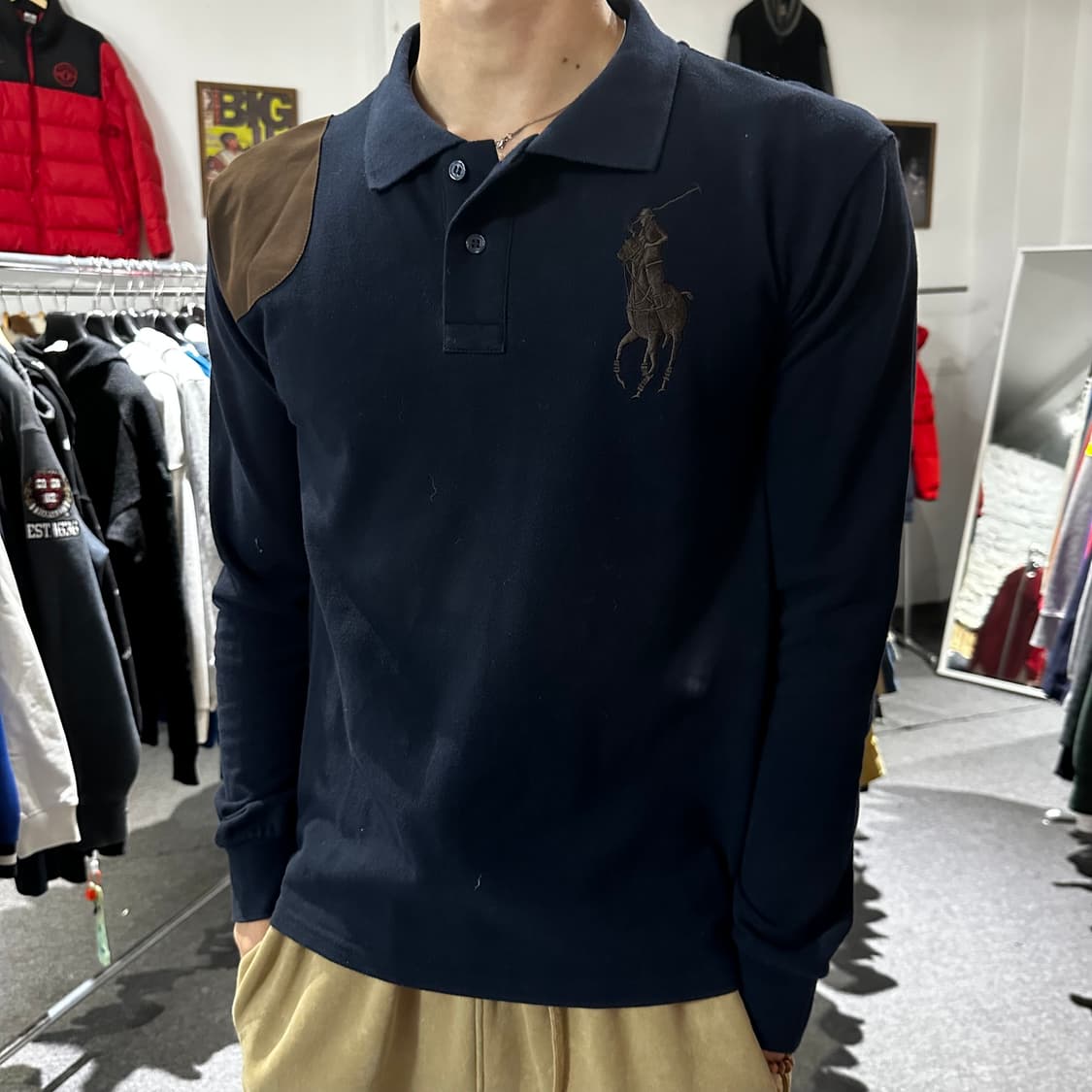 폴로 빅포니 숄더패치 롱카라티 상품이미지2