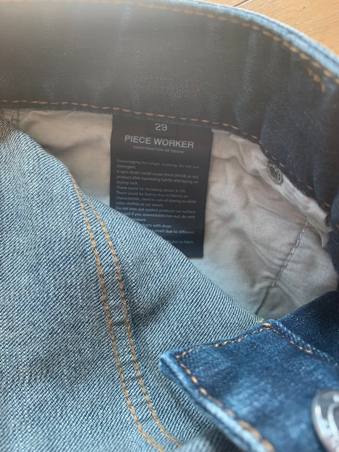 피스워커 슬림스키니진 29사이즈 인디고 상품이미지2