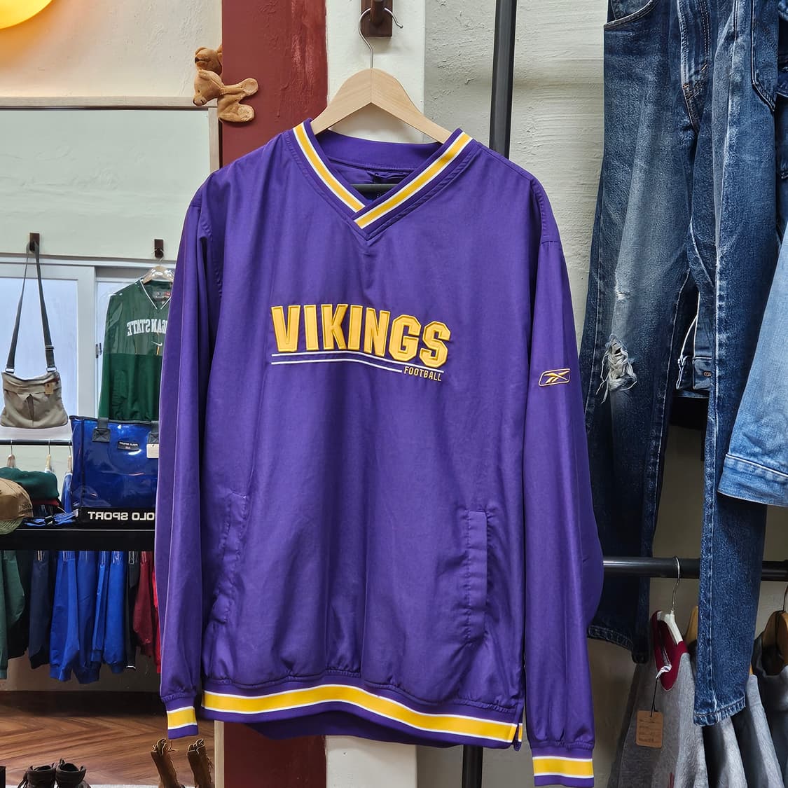 리복 풀오버 NFL 바이킹스 100~105 상품이미지1