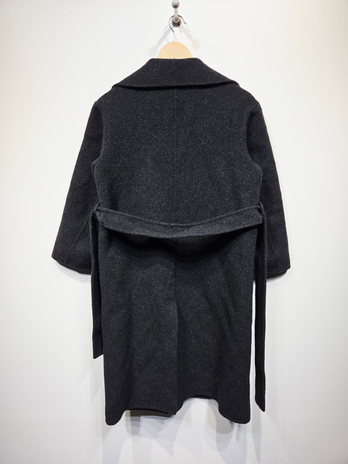 OUR 울 캐시미어 벨티드 롱 코트 상품이미지6