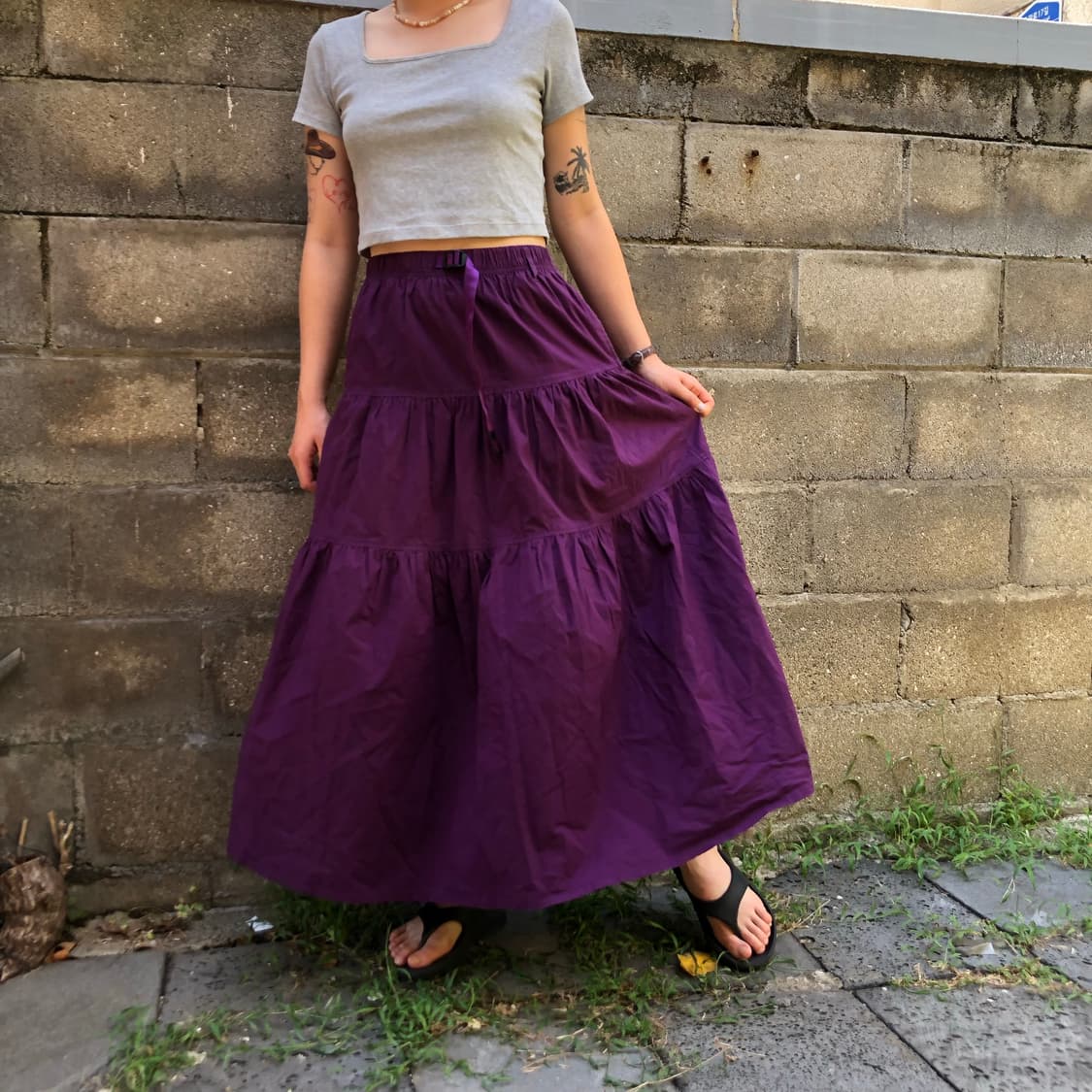 Gramicci purple skirt 그라미치 퍼플 스커트 상품이미지4