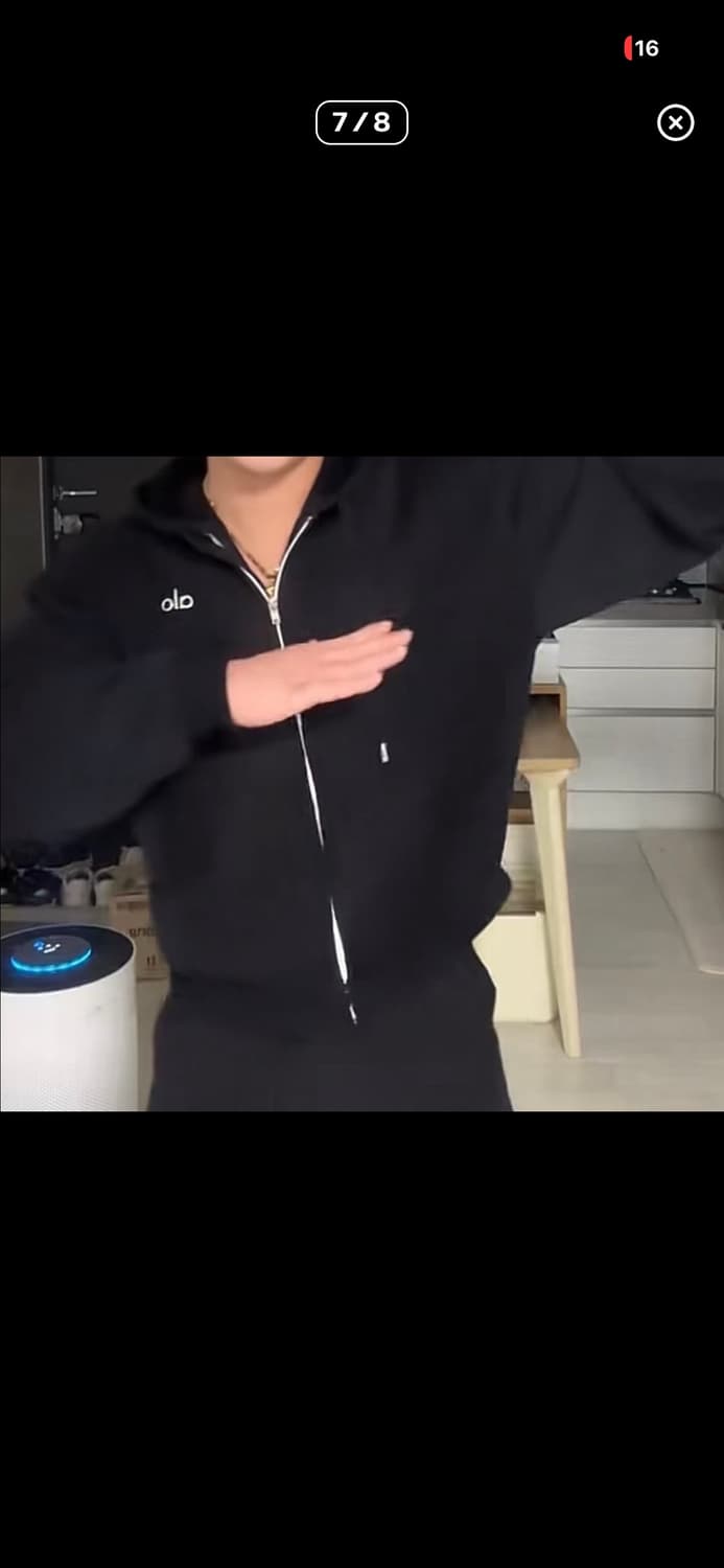 🔥[새상품/정품]🔥 Alo 후드집업 2 color 상품이미지7