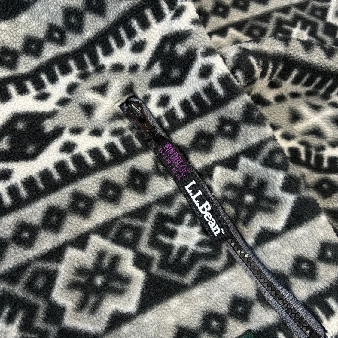 90s L.L.bean 90년대 생산 엘엘빈 아즈텍 플리스 신칠라 상품이미지7