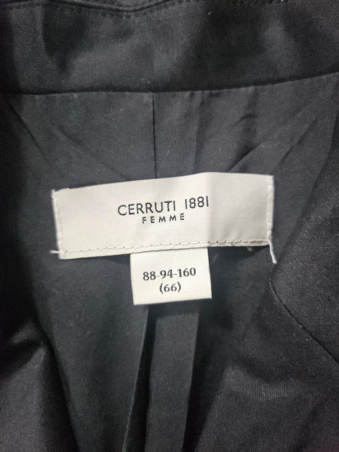 CERRUTI 1881 블랙 더블 코트 자켓  66 상품이미지5