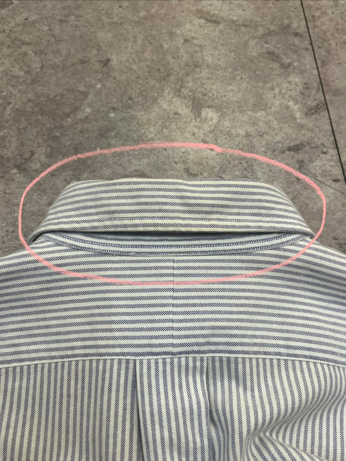 폴로 랄프로렌 스트라이프 셔츠 스카이블루 #csz3429  상품이미지9