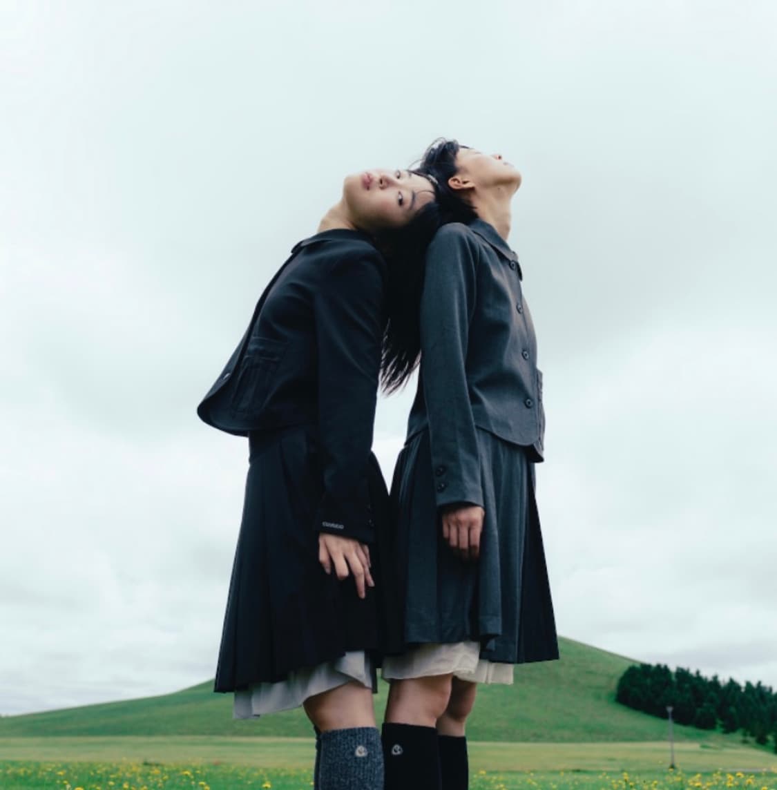 RIBBON JACKET GREY 상품이미지1