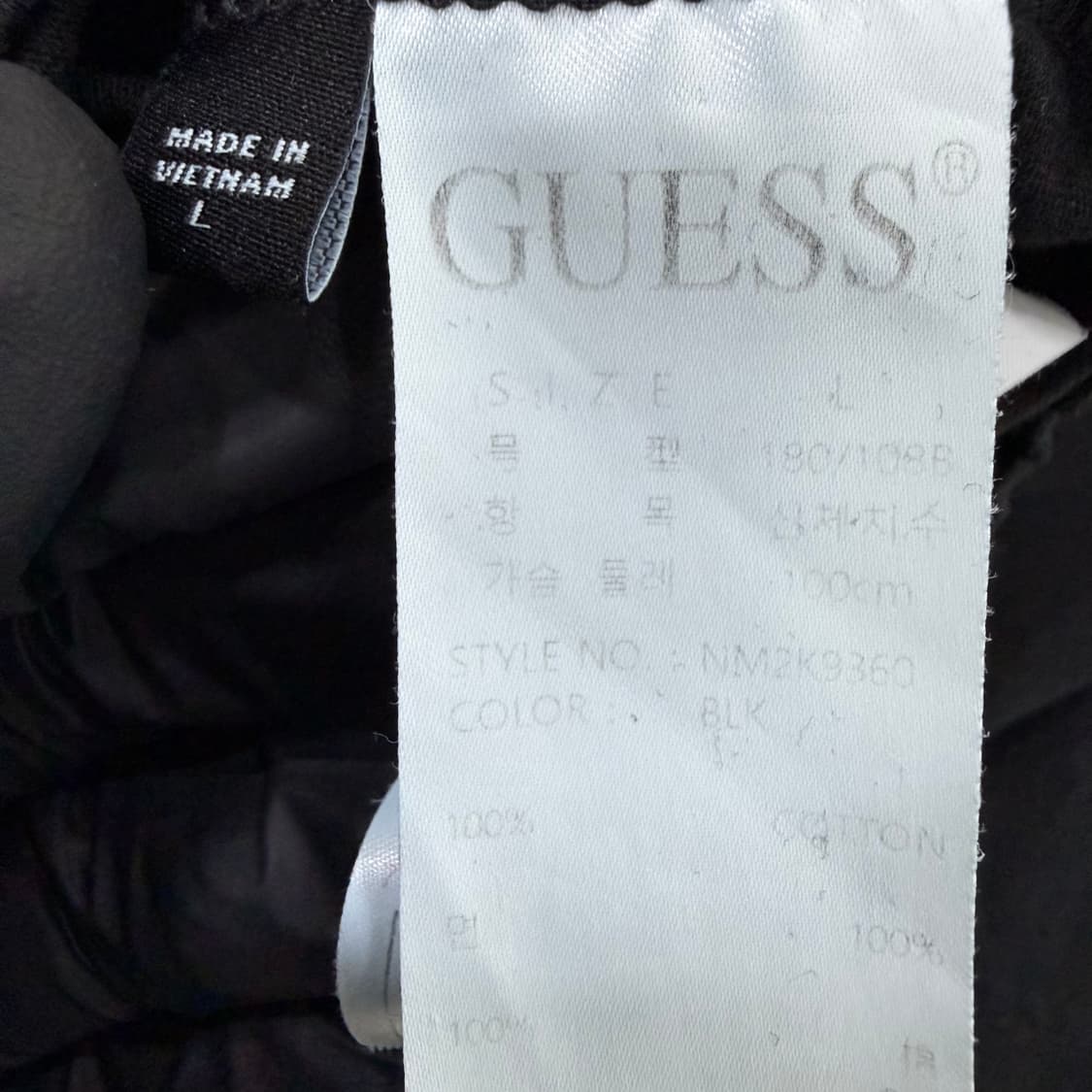 L 게스 삼각로고 반팔티 0203T 상품이미지5