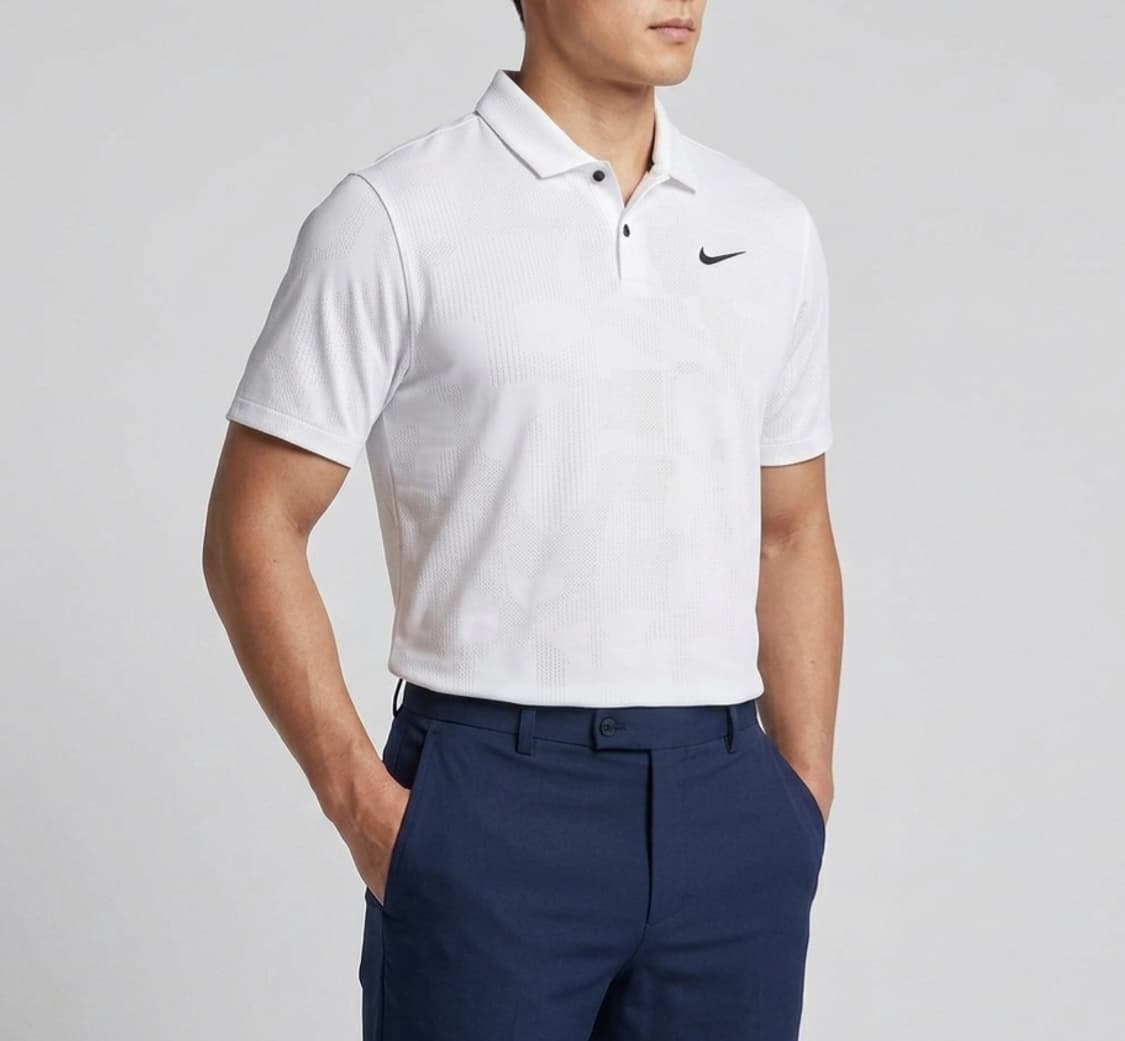 [100]나이키 드라이핏 자카드 골프 카라티 상품이미지1