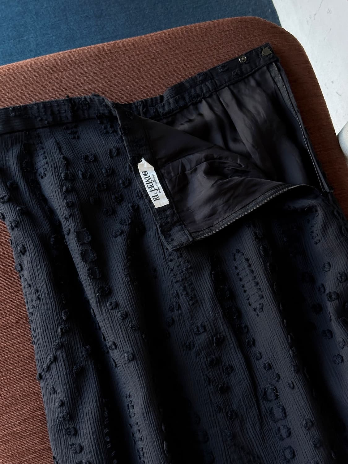 Design patch loose mid skirt 상품이미지10