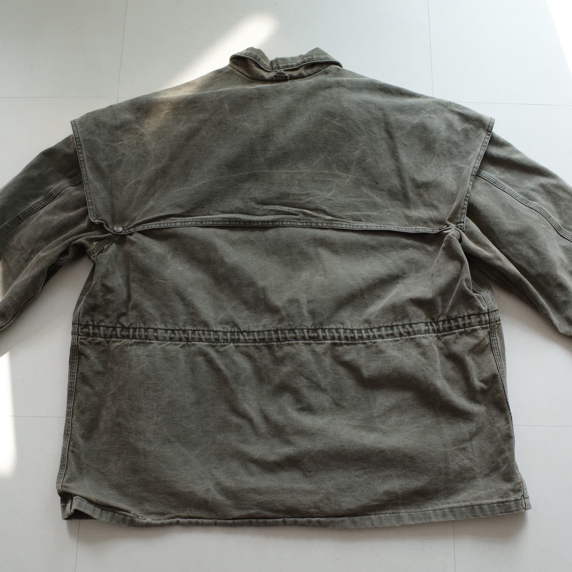 90s 칼하트 샌드스톤 케이프 코트 CW042 MADE IN USA  상품이미지7