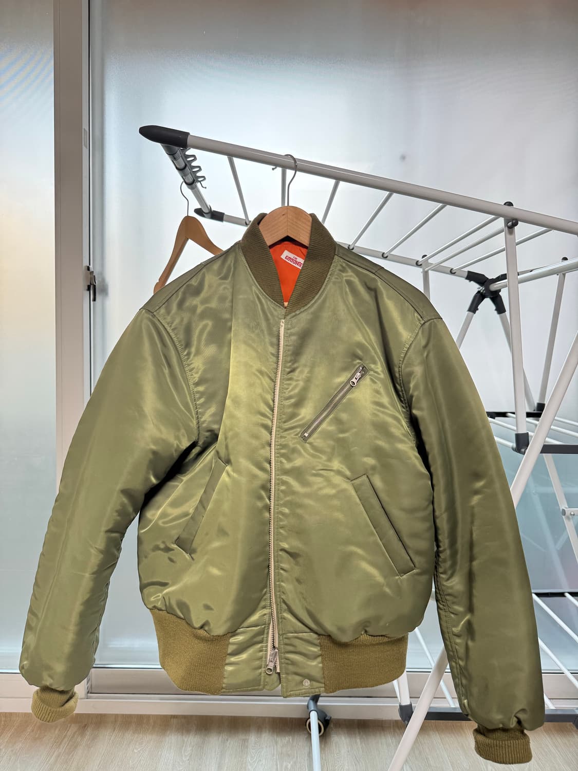 GOODNIES 굿니스 (롱베케이션) 리버시블 ma1 봄버 / 밀플라이트 상품이미지1