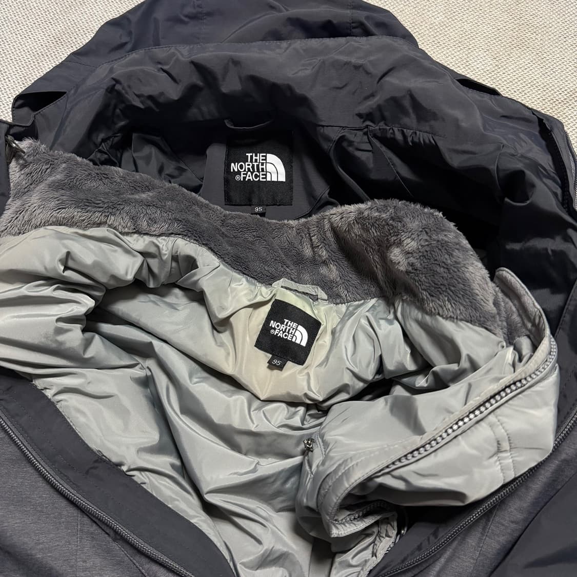 노스페이스 하이벤트 바람막이 자켓 (경량패딩 내피) 상품이미지2