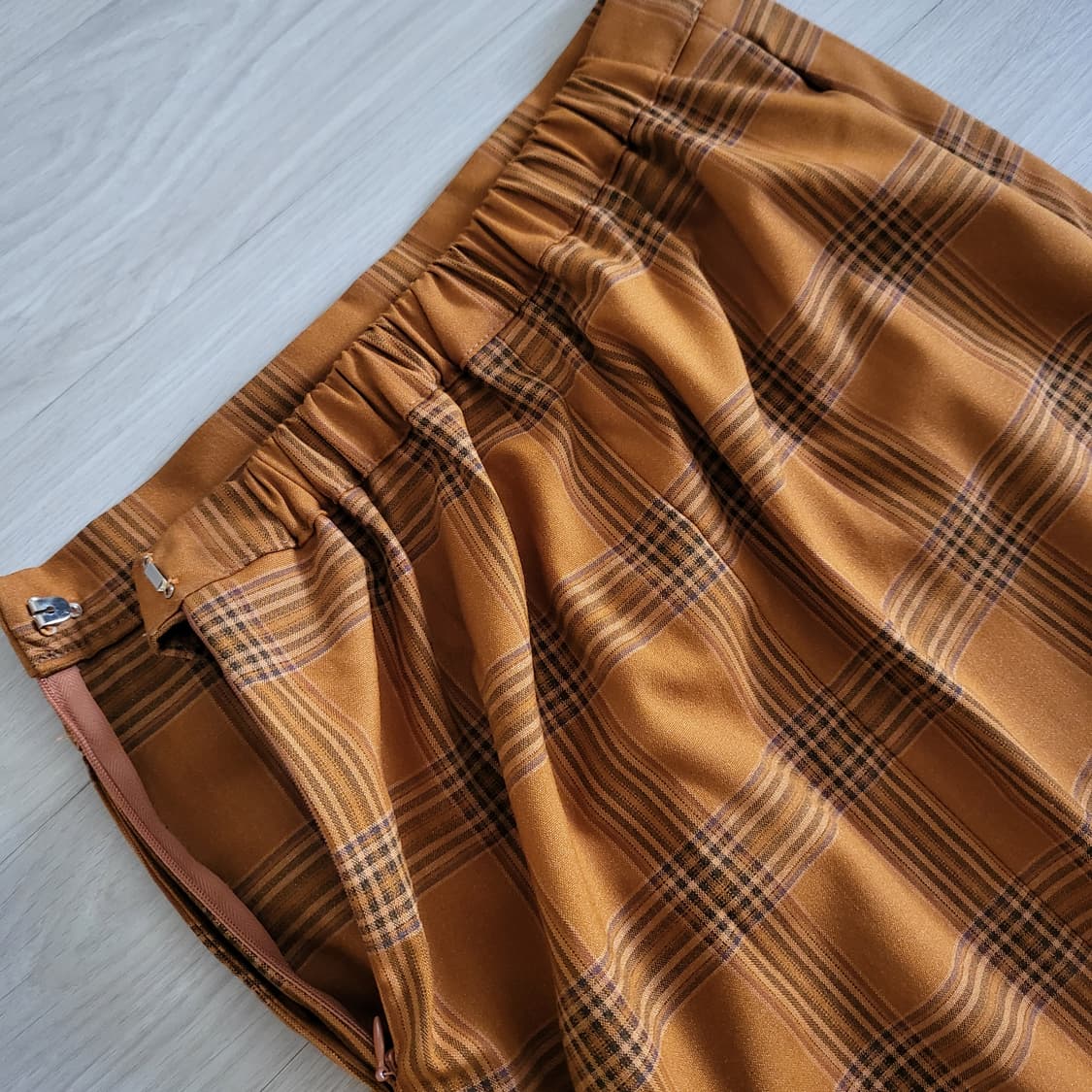 체크 롱 스커트 새상품 상품이미지4