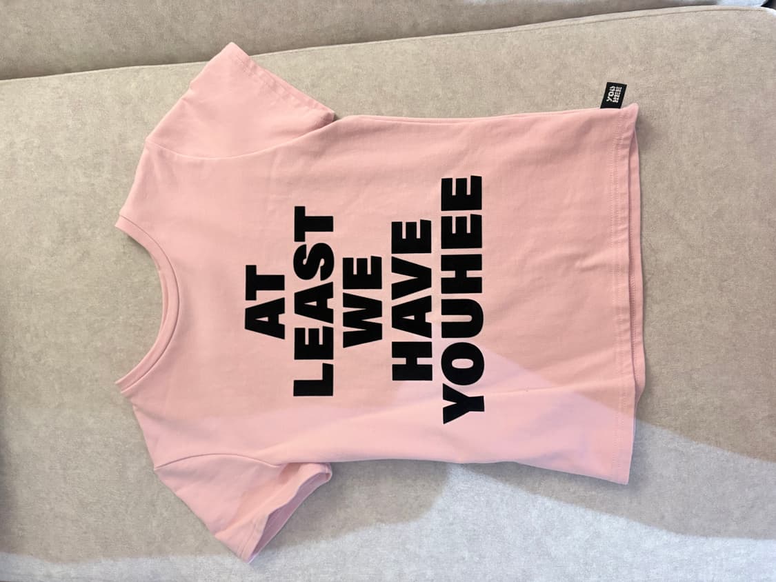 유희 티셔츠 핑크 상품이미지1