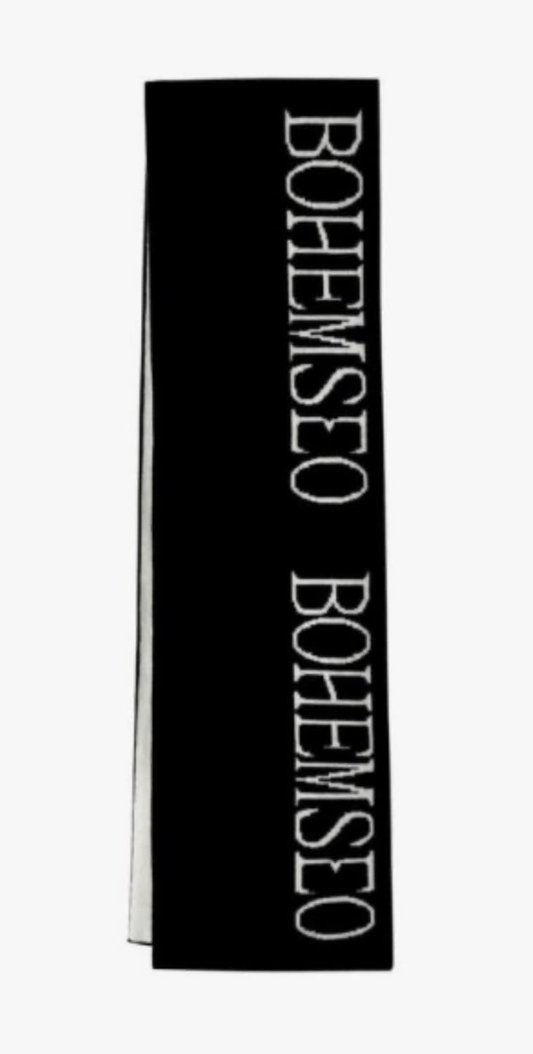 보헤미안서울 자카드 니트 머플러 상품이미지2