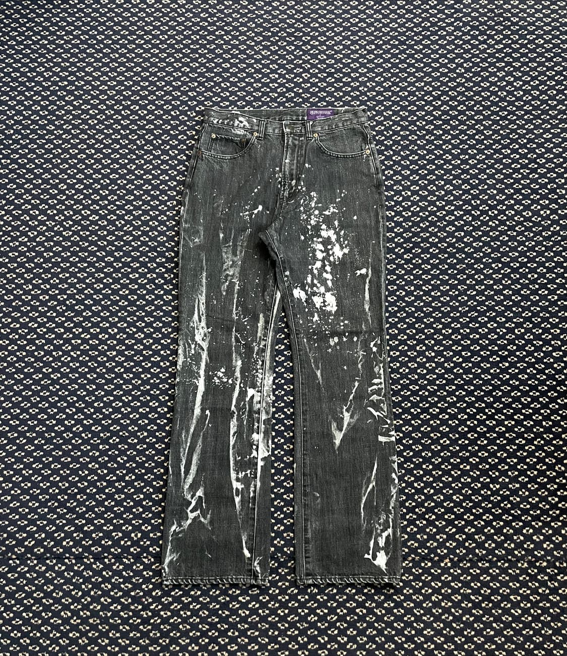 NEPENTHES Paint splatter denim pants 상품이미지1