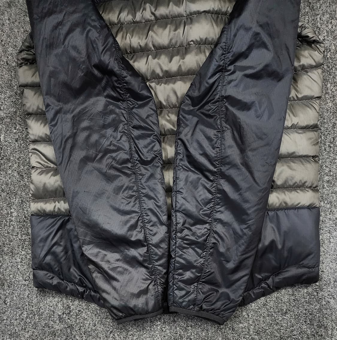 버그하우스 마운트 아스가르드 구스다운 빈티지 경량 패딩 자켓 M 상품이미지5