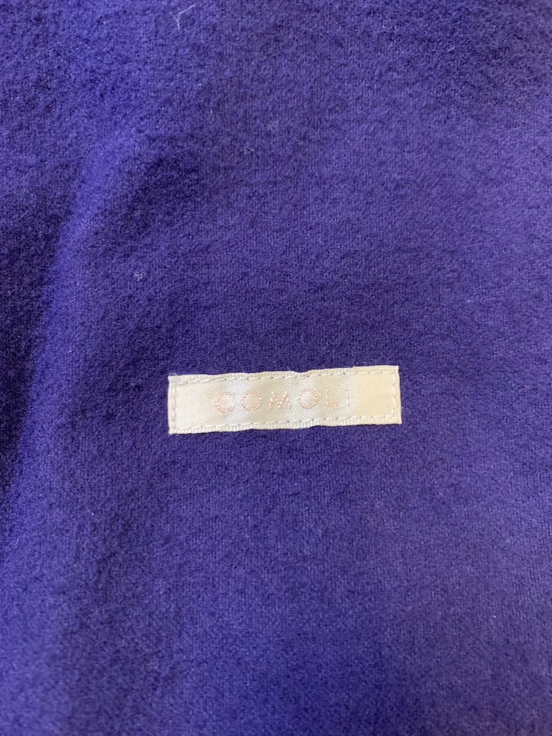 (2)COMOLI 코튼 넬 워크 자켓 상품이미지5