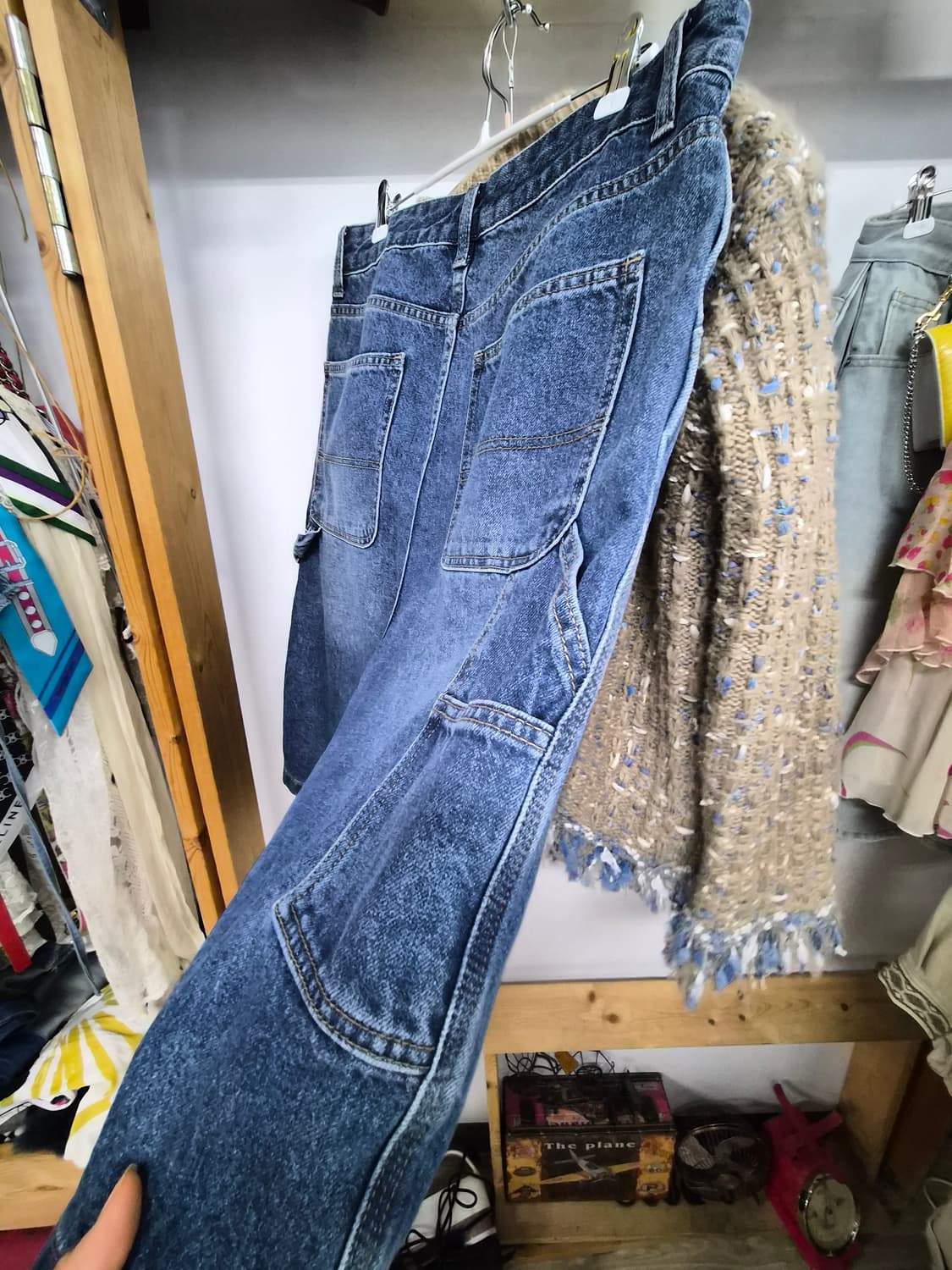 COS 프린지 트위드 니트 가디건 . 카고데님  버뮤다팬츠 상품이미지10