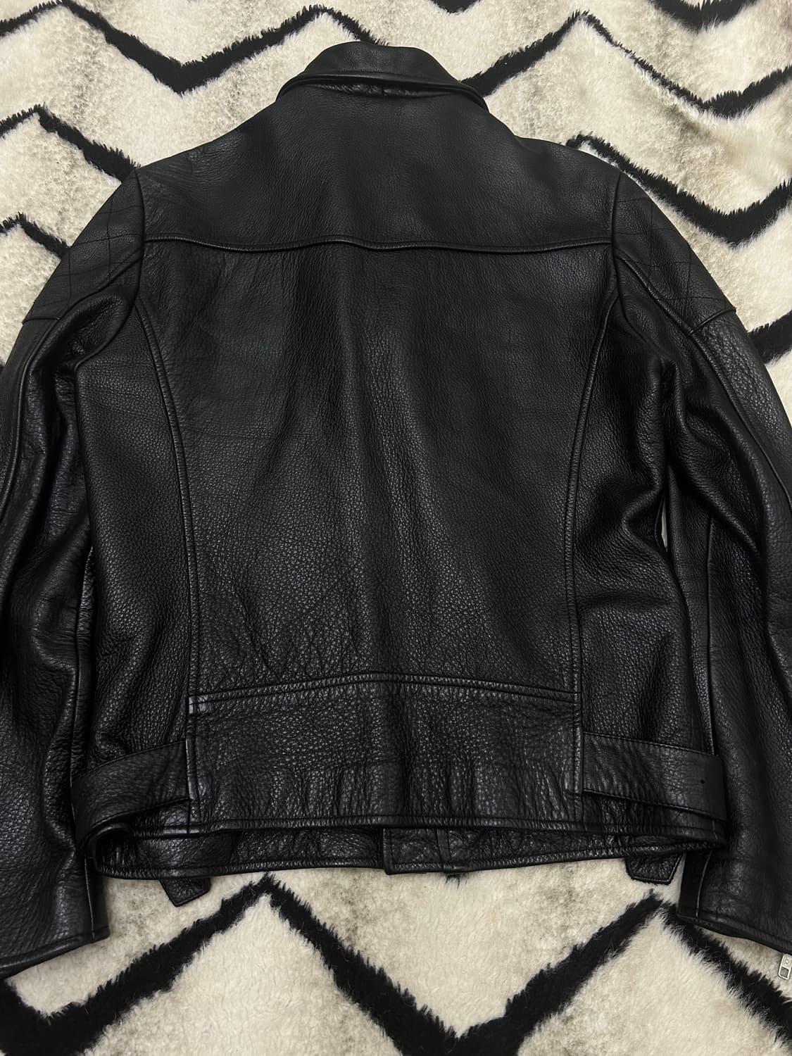 [L]비바스튜디오 레더 라이더 자켓/블랙 상품이미지4