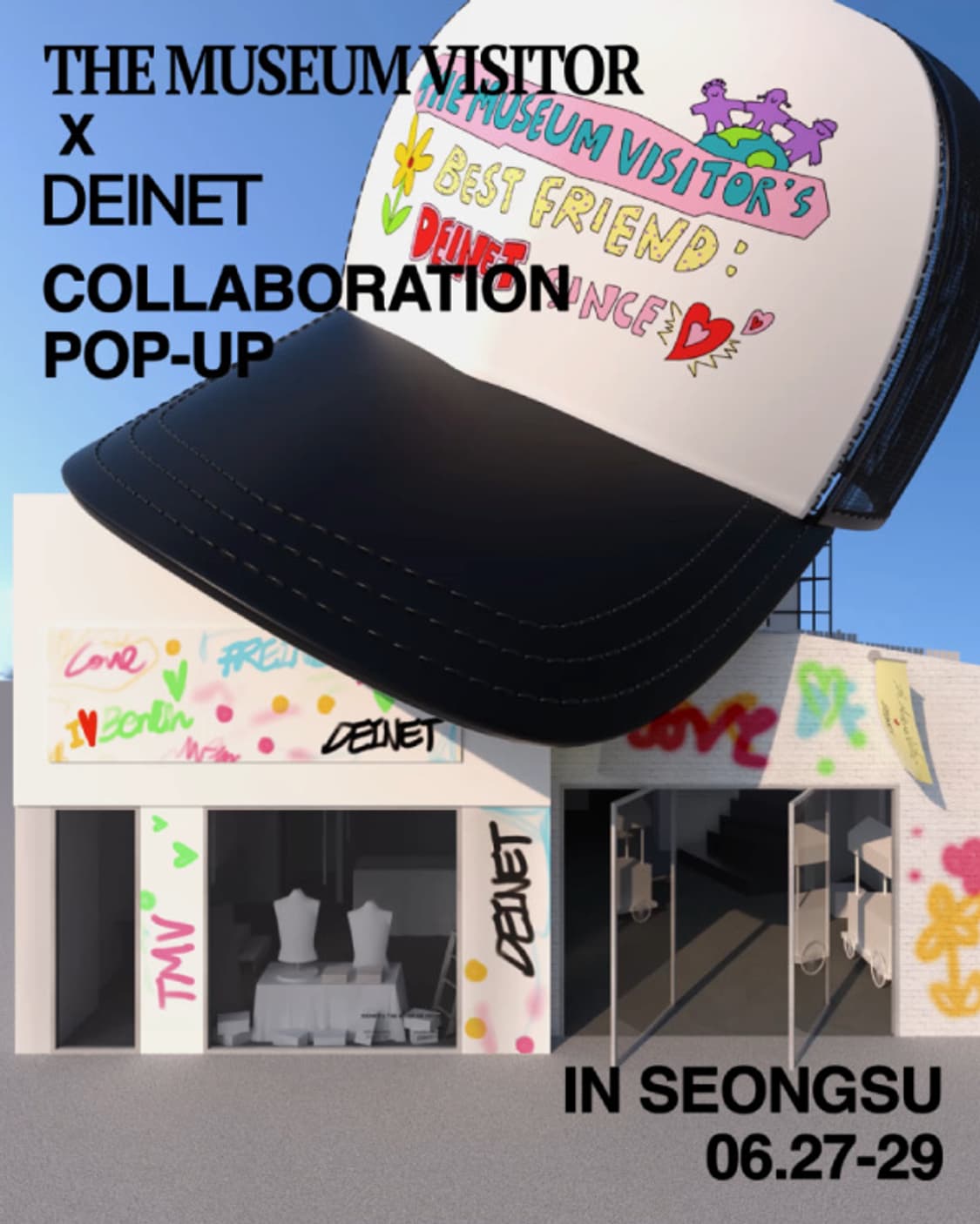 다이닛 더뮤지엄비지터 메쉬 캡 상품이미지1