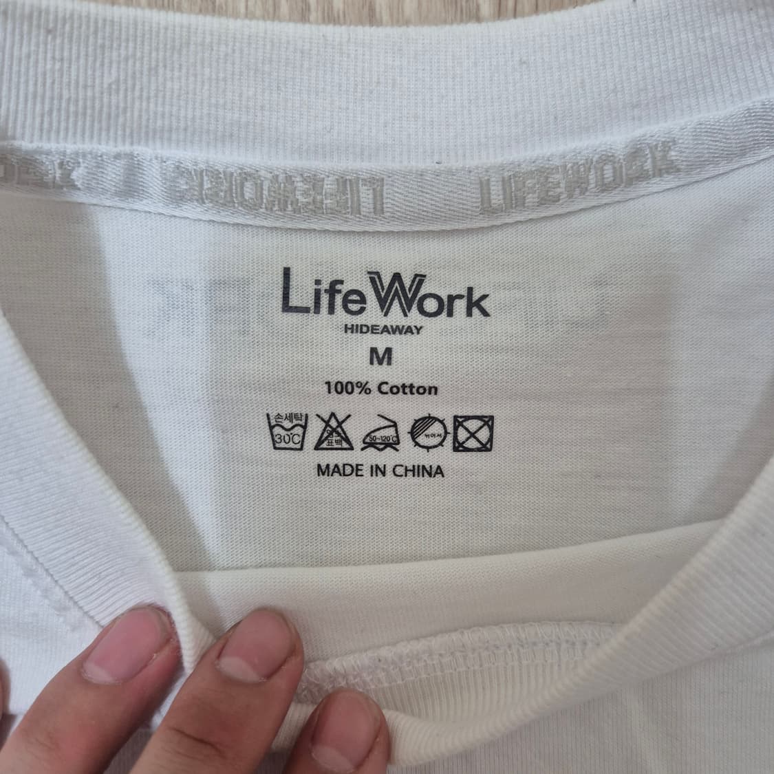 라이프워크 라독 로고 반팔티 상품이미지5