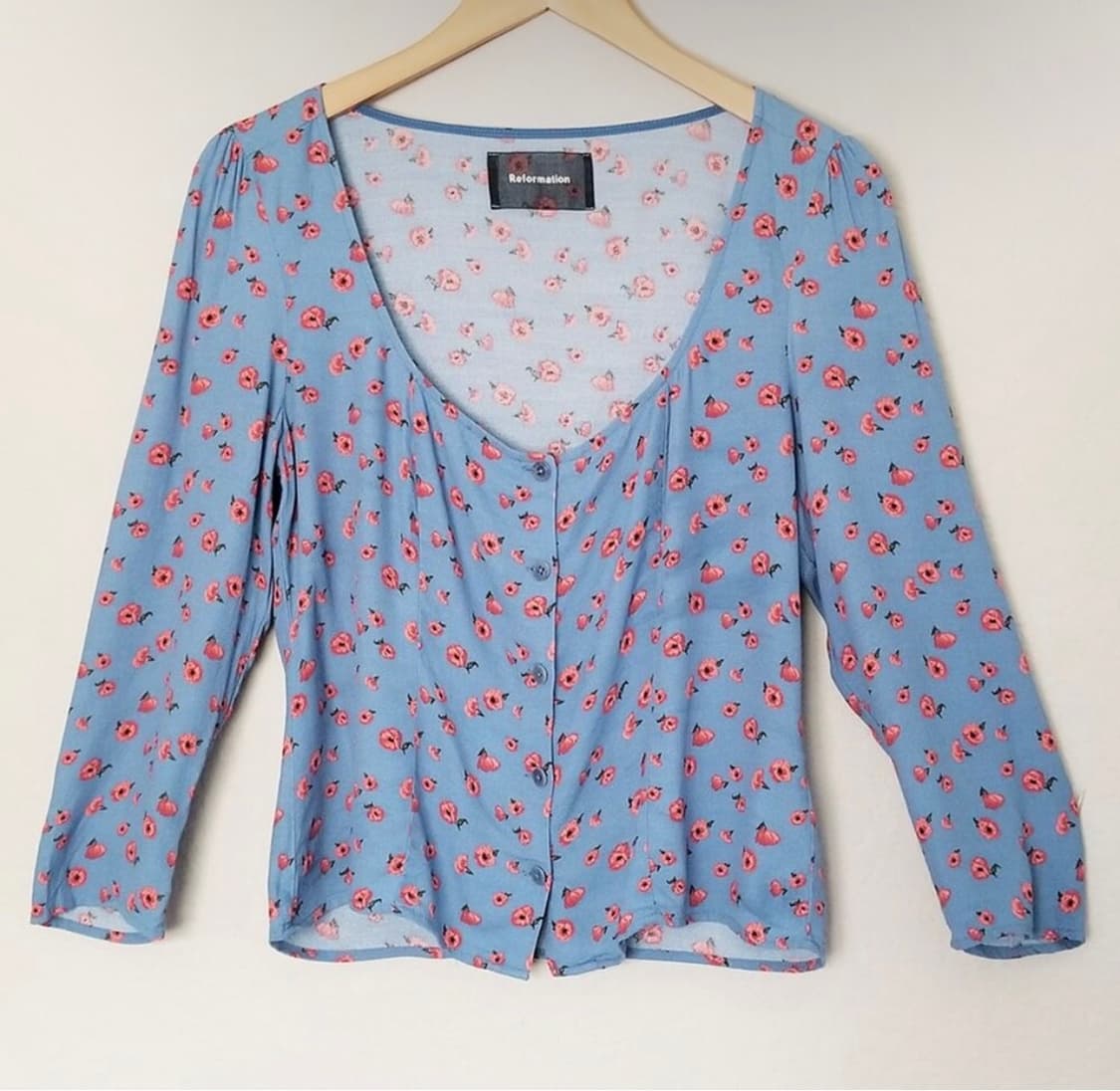 리포메이션 조르자 블라우스 (고윤정 착용) 상품이미지2