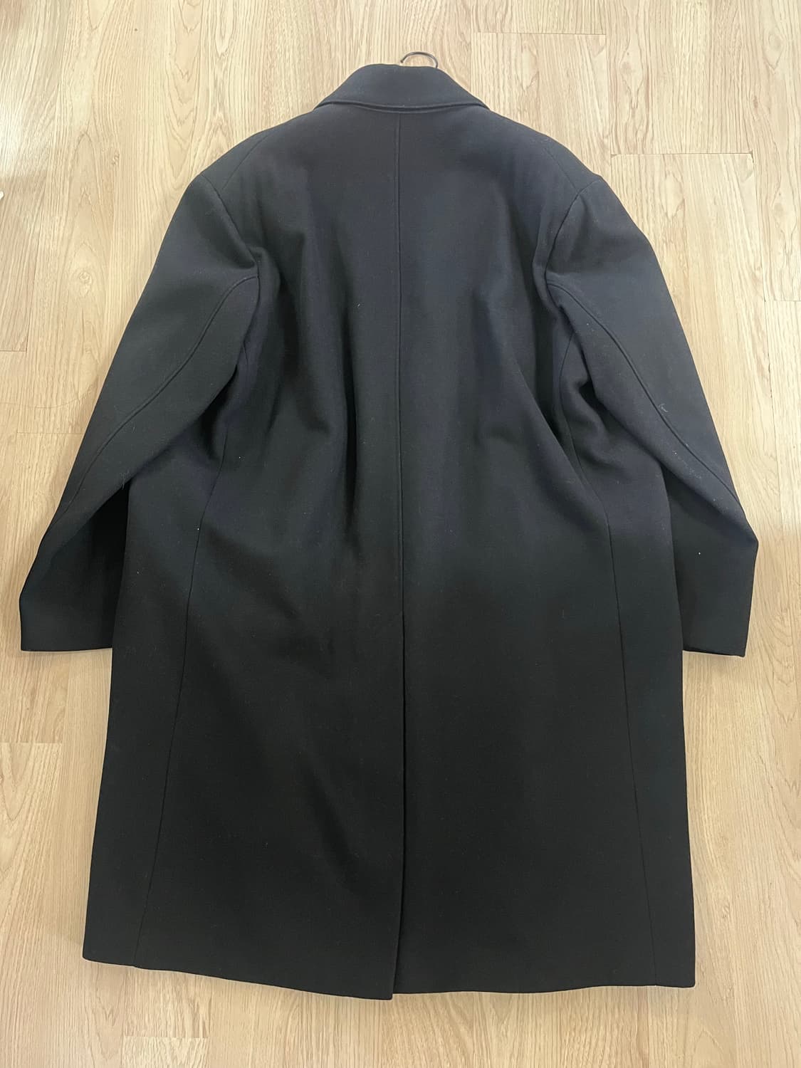 비슬로우 더블 브레스티드 코트 블랙 상품이미지6