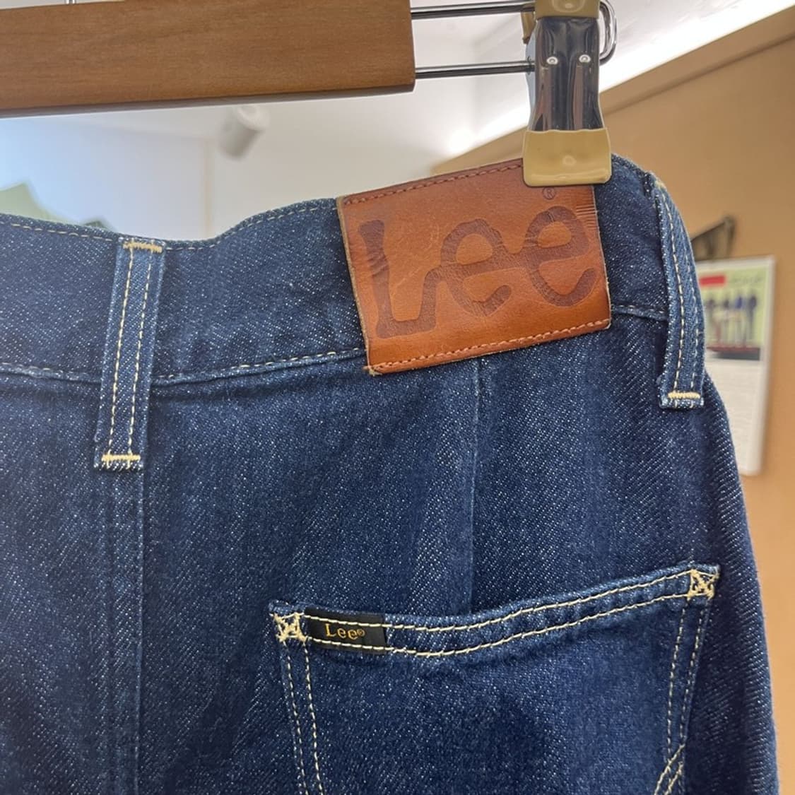 LEE 리 캐주얼 빈티지 모리 플레어 데님 롱스커트 S C10807 상품이미지5