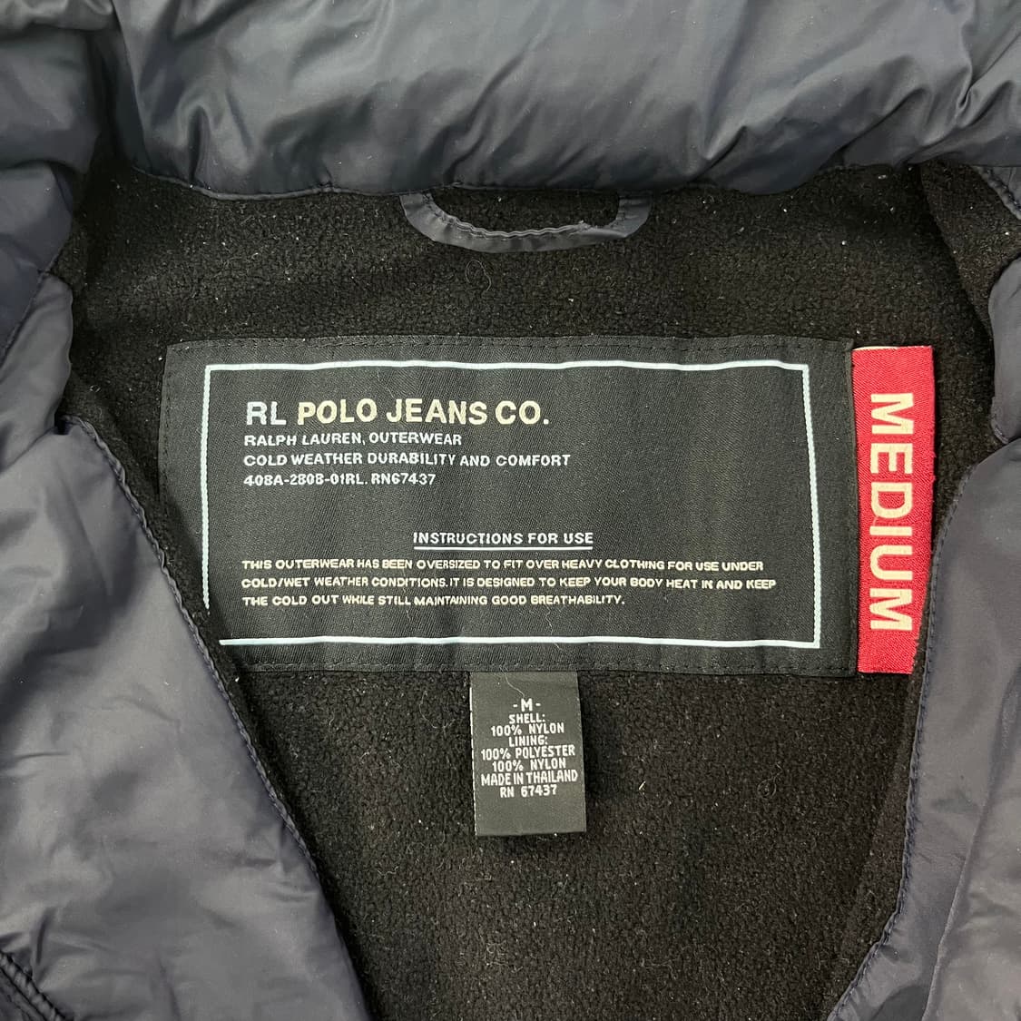 100 폴로랄프로렌 진스 사이드로고 바람막이 자켓 상품이미지2