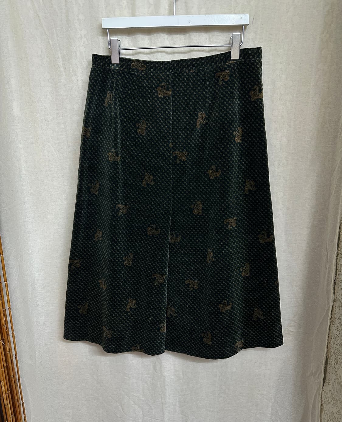 velvet pattern skirt 상품이미지1