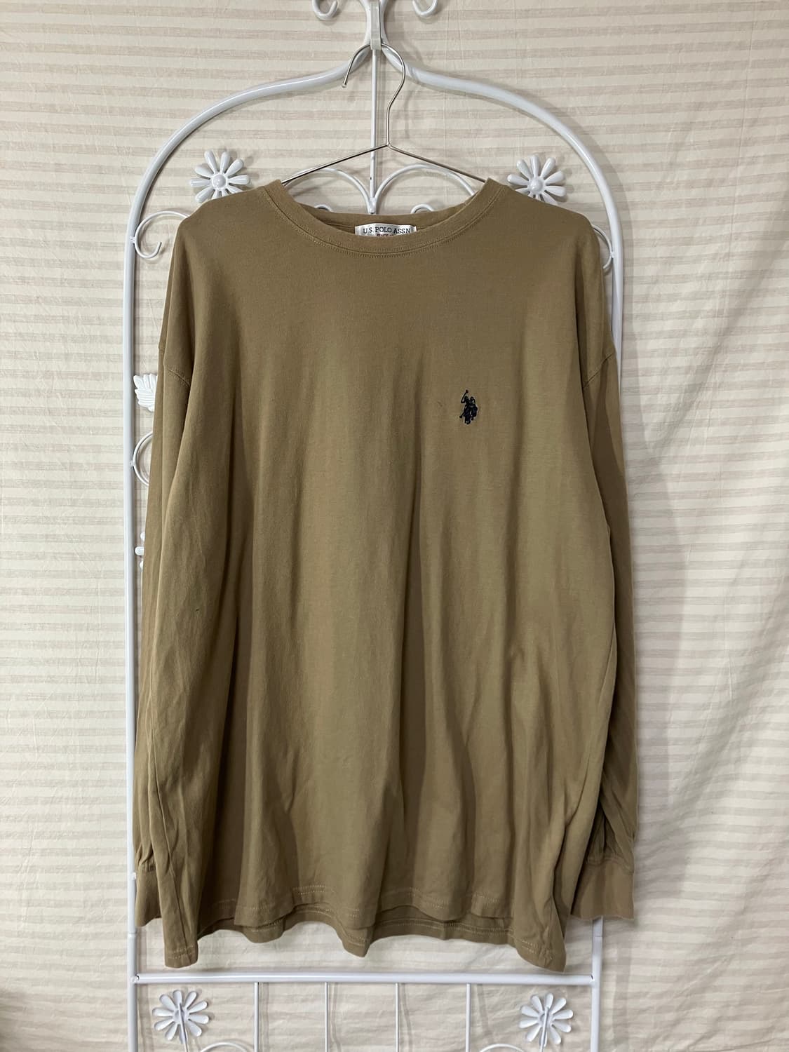 카키 유에스 폴로 긴팔604 상품이미지1