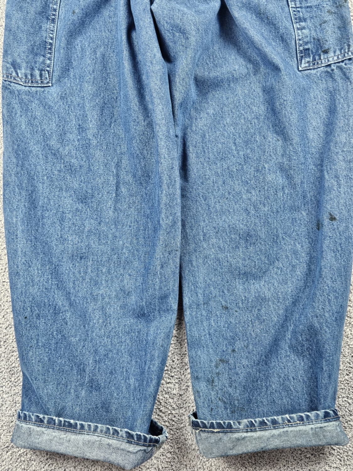 FR칼하트 밴딩 패치드커스텀 데님 카펜터 팬츠 (42X32)/ 10346 상품이미지9