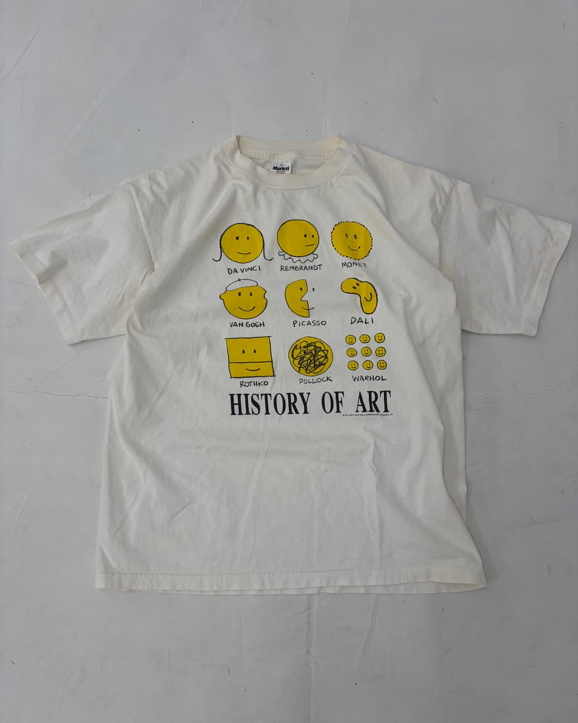 90s History Of Art Tee (white) 상품이미지1