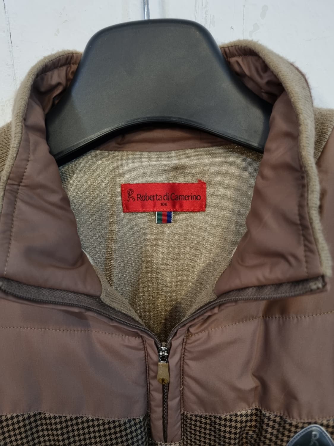 로베르타 방풍 반집업 니트 100 상품이미지3