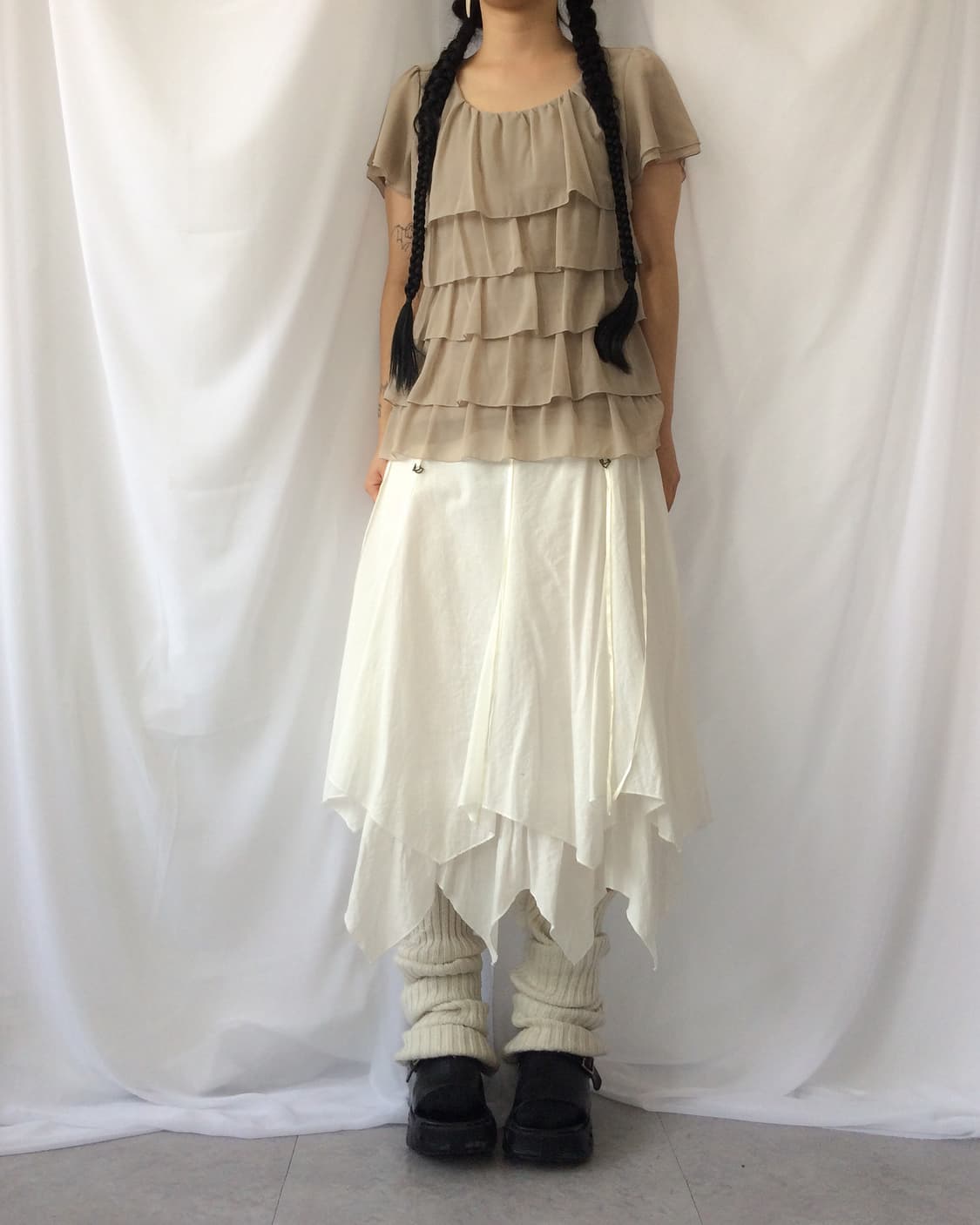 Layer point blouse 상품이미지6