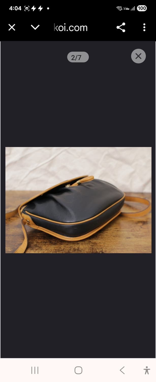 (정품)셀린느 크로스 가죽백 상품이미지3