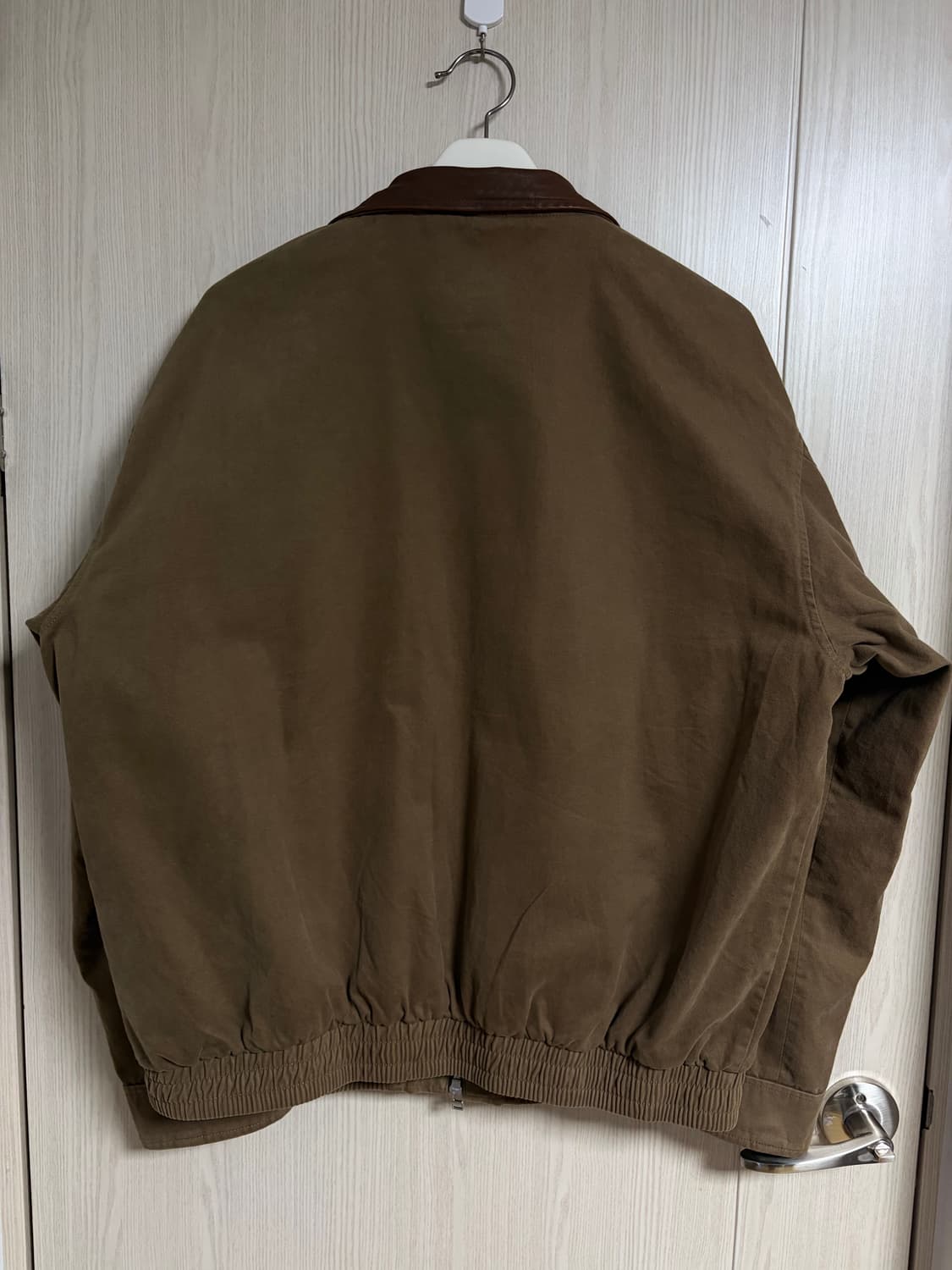 아트이프액츠 워시드레더카라자켓 토바코 XL사이즈 상품이미지4