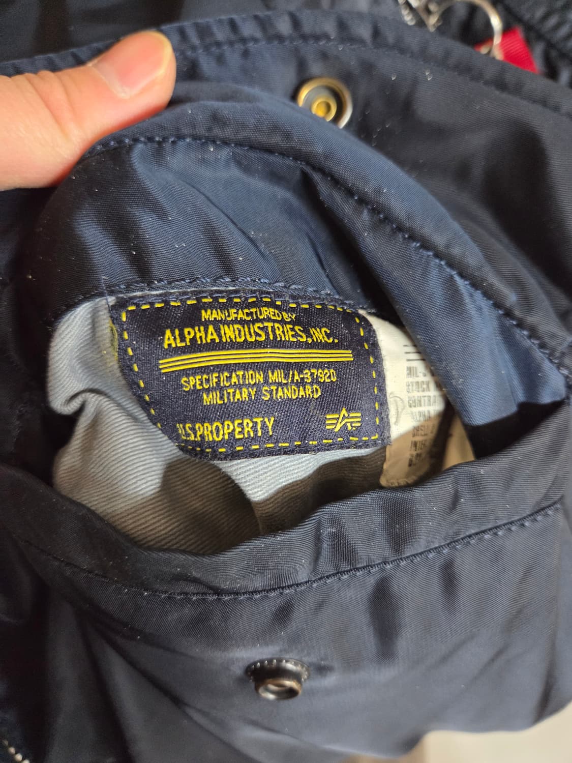 알파인더스트리 초겨울가을 ma-1 항공자켓 L 상품이미지6