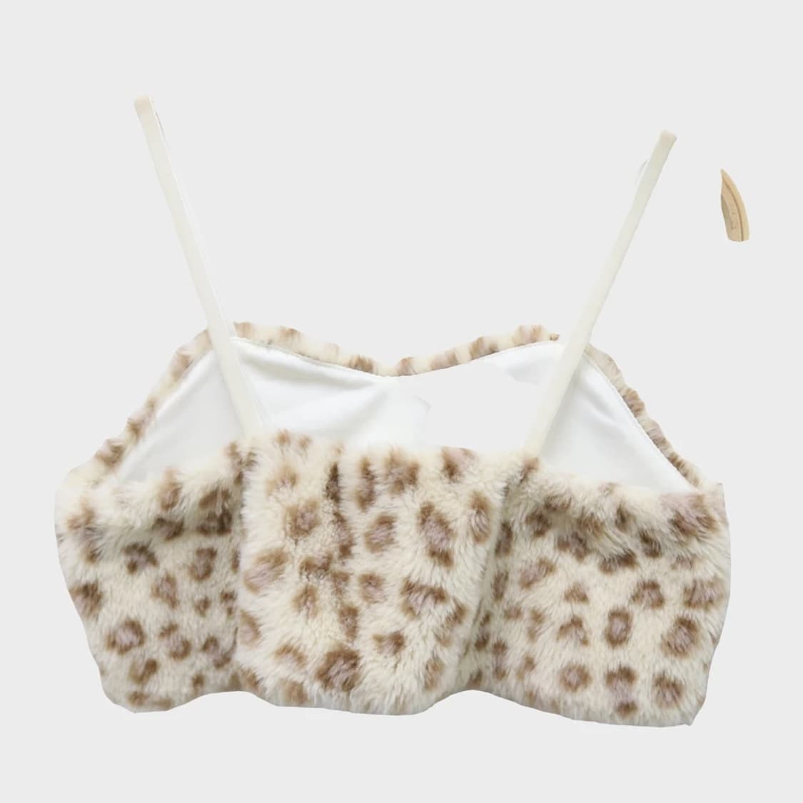 GU  페이크 퍼 호피 퍼 슬리브리스 63381 상품이미지2