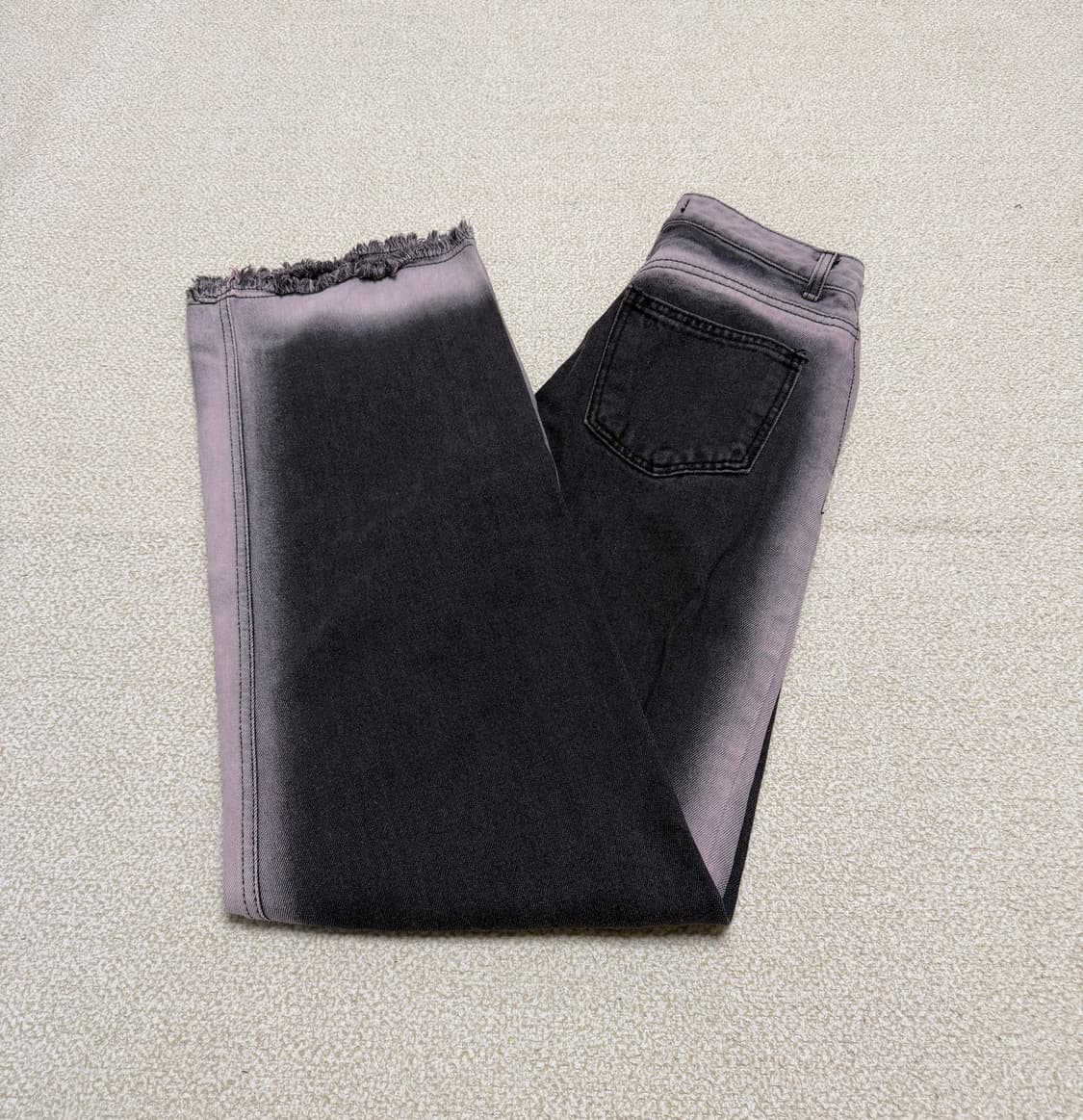 게이트리스 워싱 와이드 데님 팬츠 상품이미지1