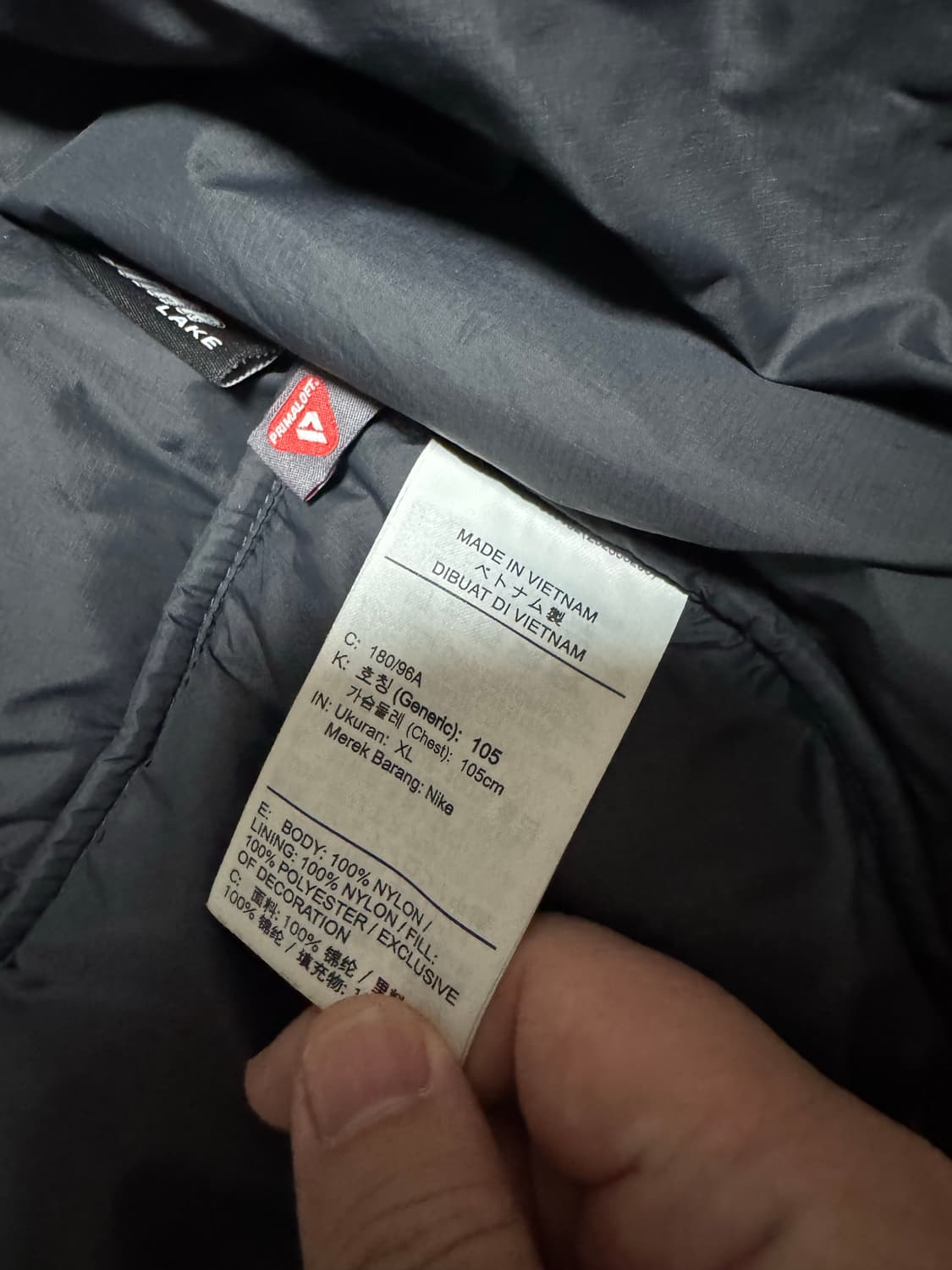 나이키 루나레이크 acg 패딩 자켓 블랙 아시아 XL 구형 상품이미지3