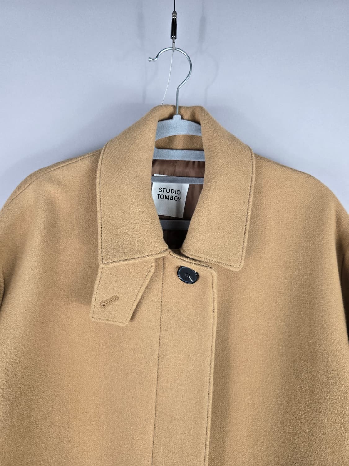 [무료배송]스튜디오 톰보이 여성 오버핏 울 혼방 코트 상품이미지2