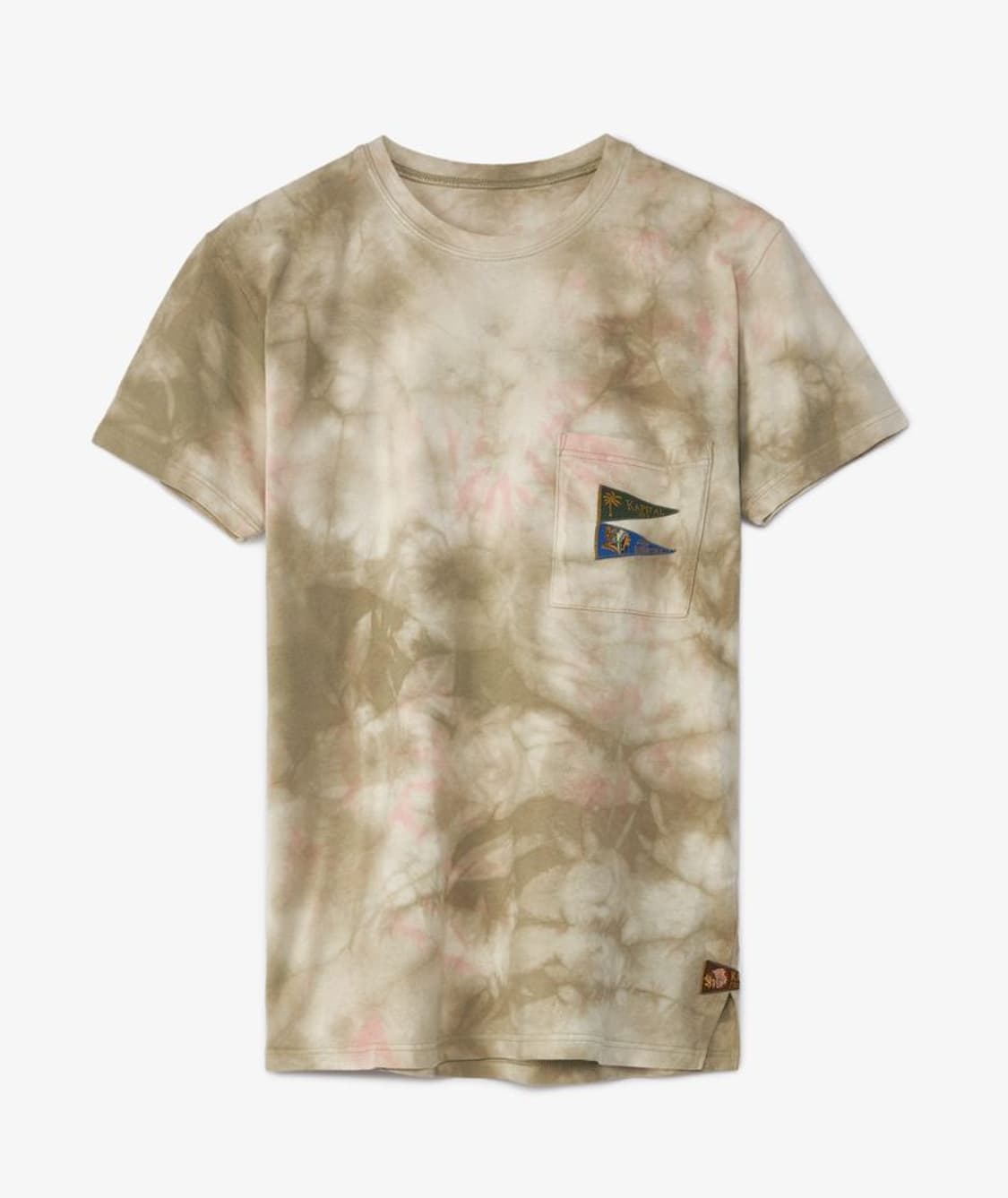 캐피탈 20 저지 패넌트 티셔츠 3 플래그 스모키 핑크 2 상품이미지1