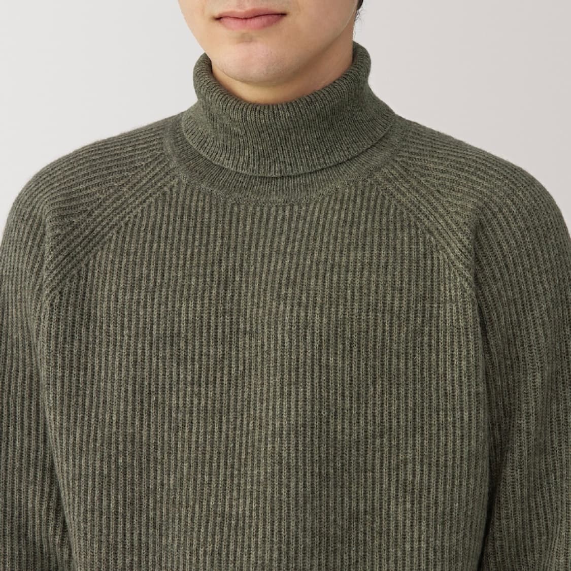 무인양품 야크울 터틀넥 니트 상품이미지4