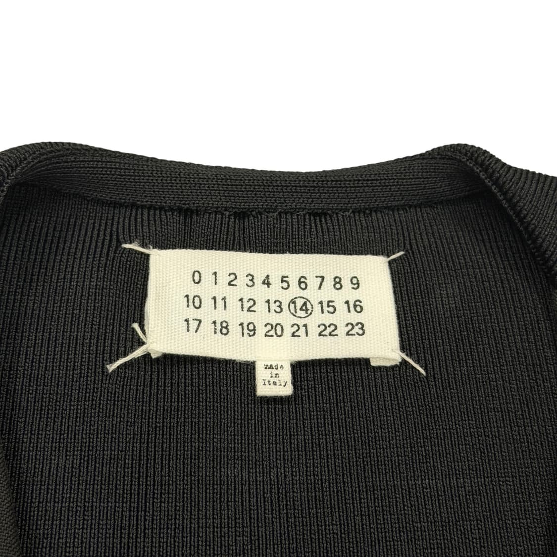 15FW 메종마르지엘라 스티치 베스트 조끼 블랙 48 상품이미지3